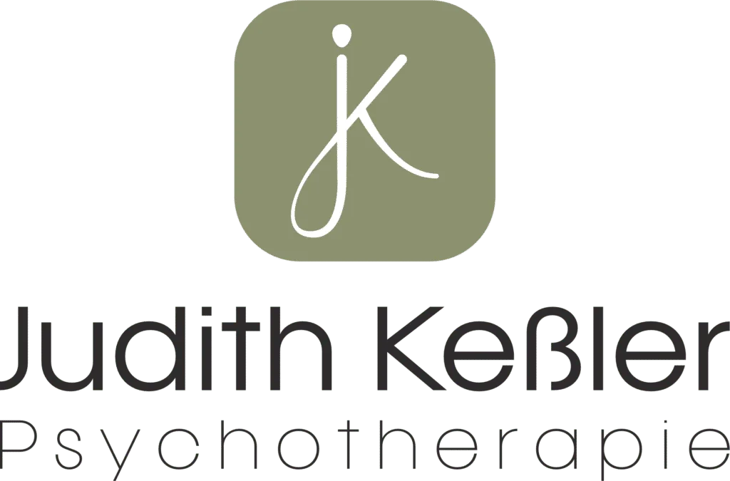 Judith Kessler Psychotherapeutin Logo mit einem grünen Quadrat mit abgerundeten Ecken